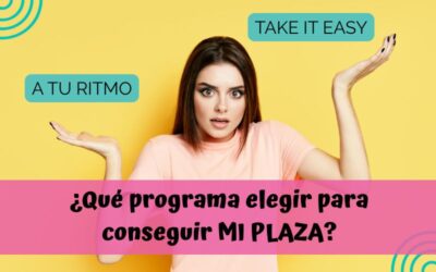 ¿Cómo elegir el mejor programa para tu oposición de inglés? Comparativa entre «A tu ritmo» y «Take it easy»
